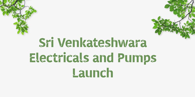 Taro Pumps dealer Sri Venkateshwara Electricals and Pumps launch banner