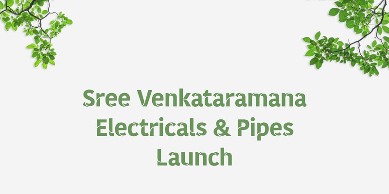 Taro Pumps dealer Sree Venkataramana Electricals & Pipes launch banner