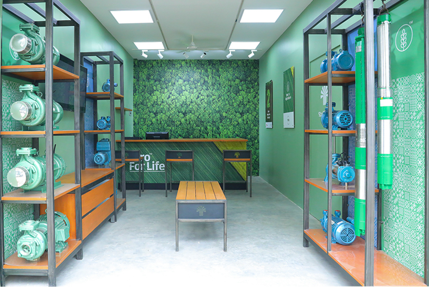 Taro Pumps dealer S M Bidve and Company interior