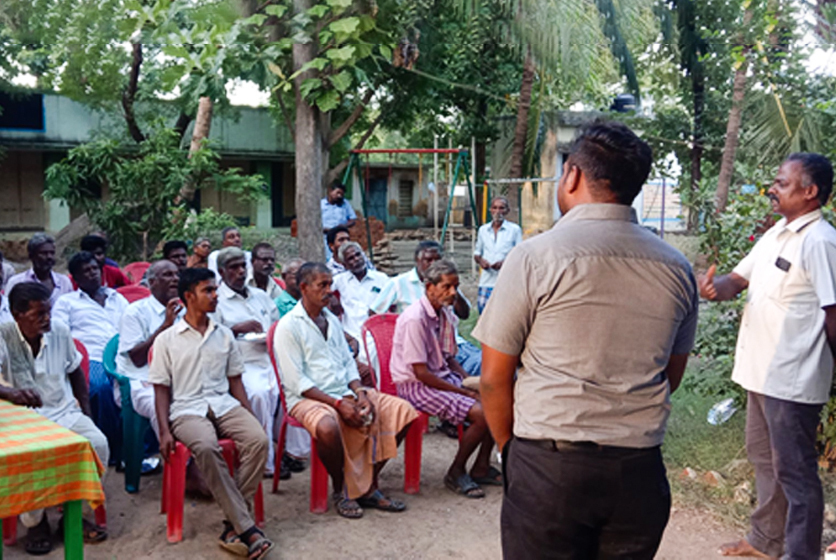 Taro Pumps sales manager conducting customers meet