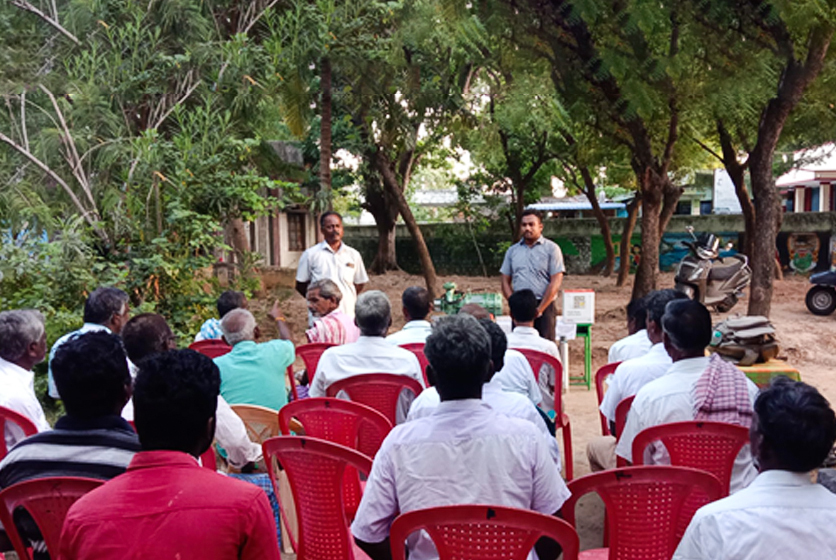 Taro Pumps sales manager conducting customers meet