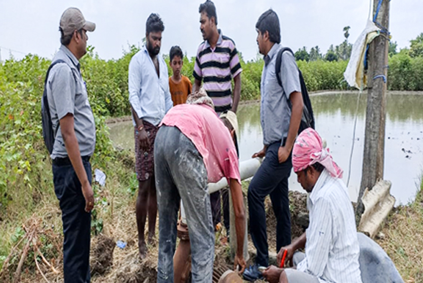 Taro Pumps sales manager conducting maintenance camp