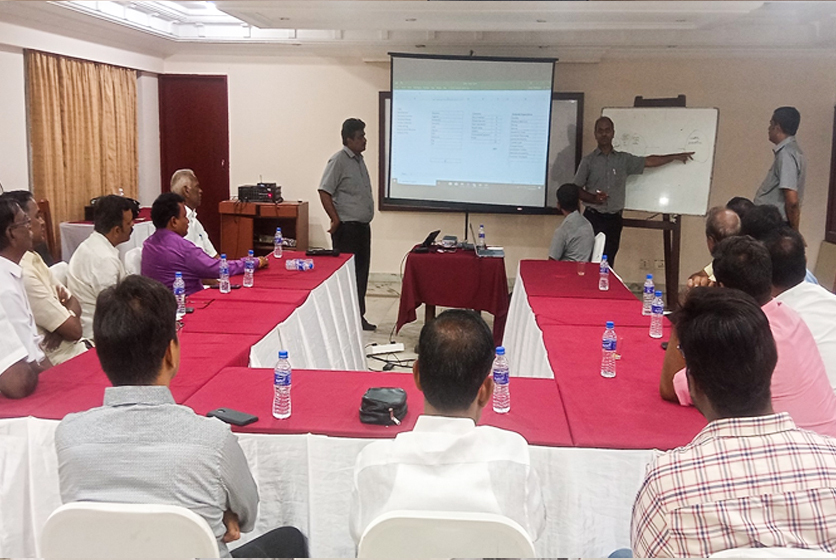 Taro Pumps sales manager conducting dealers meet