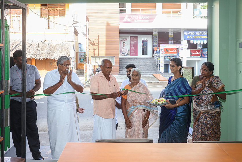 Taro Pumps dealer Sakthi Electricals ribbon cutting