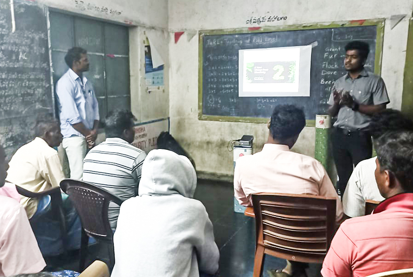 Taro Pumps sales manager conducting customers meet