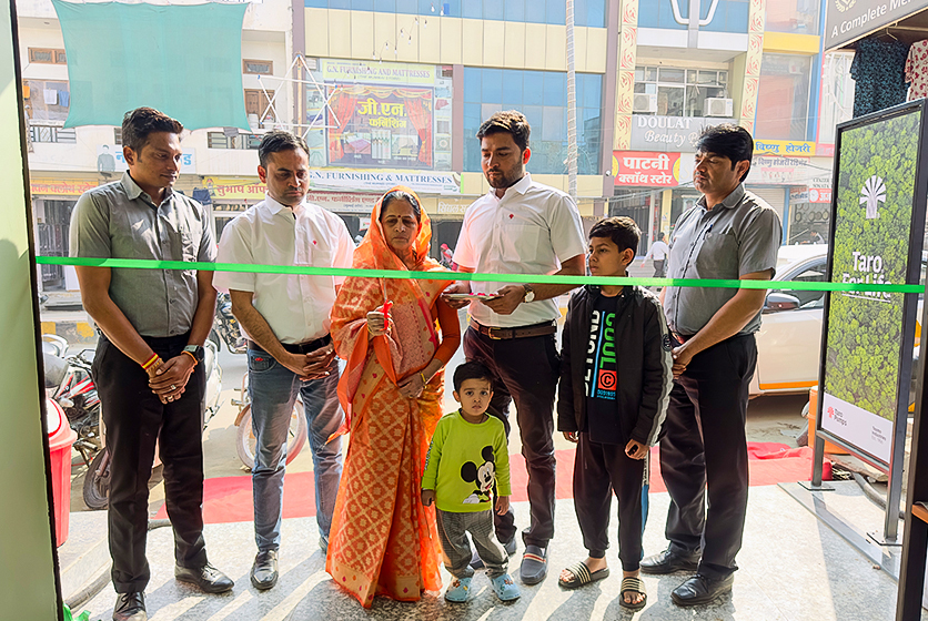 Taro Pumps dealer Krishna Electricals ribbon cutting