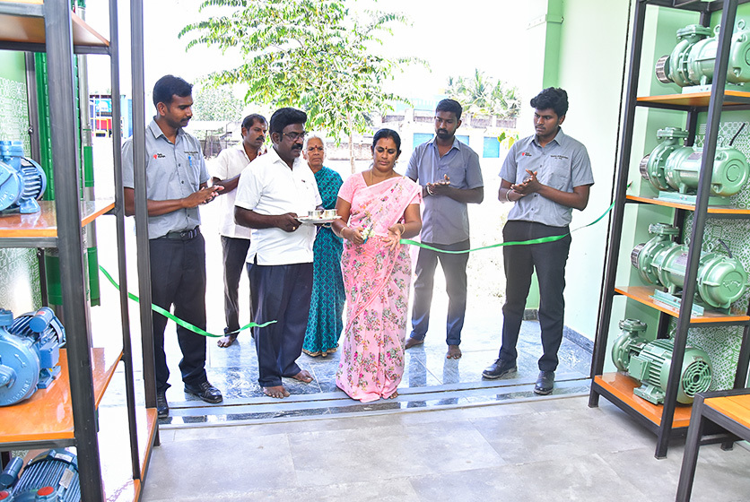 Taro Pumps dealer Saravana Machinaries and Engineering Works ribbon cutting