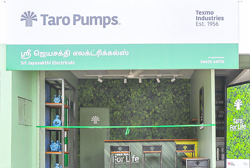 Taro Pumps dealer Sri Jayasakthi Electricals Launch front view