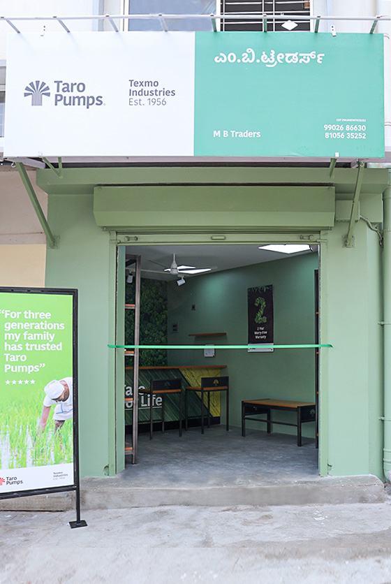 Taro Pumps dealer M B Traders Launch front view