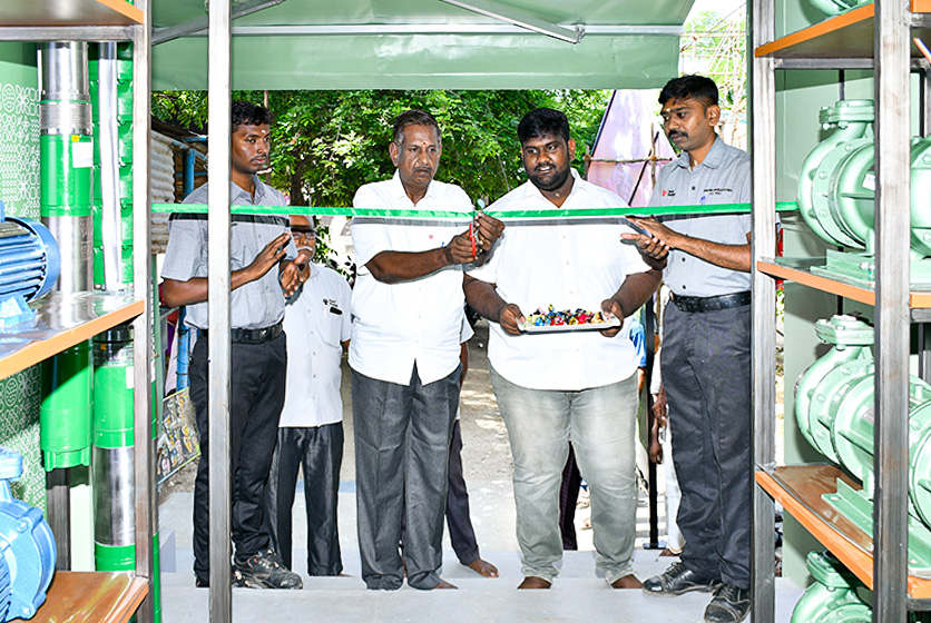 Taro Pumps dealer Sri Ramachandra Hardwares and Electricals Launch inauguration