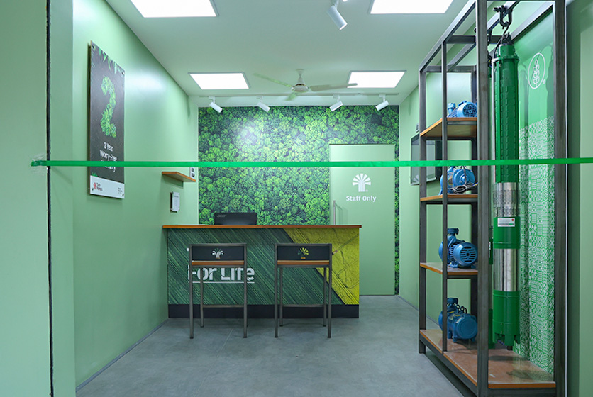 Taro Pumps dealer Sri Panduranga Agencies Launch interior